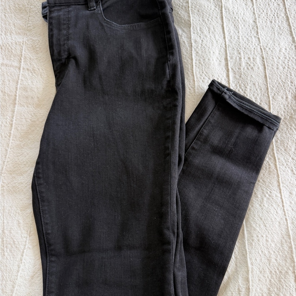 American Eagle Outfitters Black Women's High Rise Skinny Jeans 12 Long
